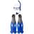 Speedo Glide Mask Snorkel & Fin Set