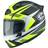 Arai quantic full face ers motorcycle motorbike helmet mark yellow