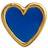 Stine A Petit Love Heart Single Earring - Gold/Blue