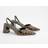boohoo Wide Fit Leopard Block Heel Court Shoes - Multi