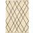 RugVista Berber Style Beige, Svart 190x262cm