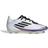 Adidas Junior Messi F50 Pro Firm Ground Boots - Cloud White/Core Black/Purple