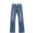 Gina Tricot Embroidery Jeans - Mid Blue