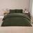 Brentfords Fluffy Warm Duvet Cover Green (200x200cm)