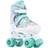 SFR Spectra Adjustable Roller Skates Pink/Green