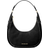 Michael Kors Preston Small Suede Crescent Shoulder Bag - Black