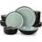 Metro Lane Cidem Cyan Dinner Set 16pcs