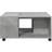 vidaXL 853176 Concrete Grey Soffbord 80x80cm