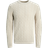Jack & Jones Ross Plain Knitted Pullover - Beige/Moonbeam