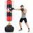 Costway 70 Inch Freestanding Punching Bag with Fillable Base 12 Suction Cups and Shock Absorbers