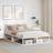 vidaXL Bed Frame without Mattress 140x200 cm White