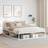 vidaXL uden Madras 160x200 cm Metal Hvid Sengeramme