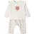 Vertbaudet Baby Sweatshirt & Trousers Combo Set 2-pcs - Ecru