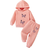 Shein Baby girls cute 2 pieces outfit set made of fleece hoodie sweatshirt with butterfly pattern and pants, casual models for autumn and winter