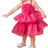 Shein Elegant Baby Girls 3d Floral Organza Spaghetti Strap Dress