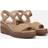 Soul Wedge Sandals - Birch Tan Faux Leather
