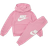 Nike Girl's Fleece Club Tracksuit - Pink