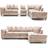 B&Q Monaco Beige Sofa 265cm 5 Seater