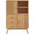 vidaXL Olden Brown Opbevaringsskab 85x125cm