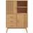 vidaXL Olden Brown Storage Cabinet 85x125cm