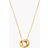 Michael Kors Interlocking Necklace - Gold/Transparent