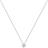 Christ Chain Necklace - White Gold/Diamonds