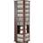 VEVOR Spinning Media Tower Espresso Förvaringsskåp 47.5x164.5cm