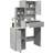 vidaXL 848237 Concrete Grey Sminkbord 35x80cm