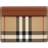 Burberry Archive Check-print Faux-leather Card Holder - Beige