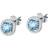 Morellato Tesori Earrings - Silver/Aquamarine/Transparent