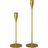 Piet Hein Venus & Jupiter Brass Lysestage 29cm 2stk