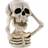 Disney Skeleton Tealight White Candle Holder 14cm