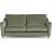 Dunelm Hattie Matte Plush Velvet Sage Sofa 203cm 3 Seater