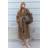 H&M Fluffy Tie-Belt Coat - Beige