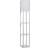 Homcom Modern 3 Tier White Floor Lamp 160cm