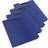 Rapesco Foldover Clipboard A4 4-pack