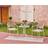 Outdoor Essentials Lillian Neutral and White Bistro Set, 1 Table incl. 2 Chairs