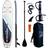 M.Y 10ft Inflatable Stand Up Paddle Board with Full SUP Accessories Rings for Seats Grey