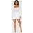 PrettyLittleThing Shape Mesh Insert Corseted Mini Dress - White