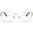 Versace Kvinna VE1301 1002 Ramramar Stål Guld Transparent