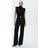 Mango High Neck Belted Jumpsuit - Black