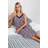 Yours Curve Leopard Print Chemise - Purple