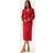 Bubbleroom Structure Button Midi Dress - Red