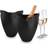 Pulltex Black Acrylic Ice Bucket