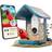 Birdbuddy 2.0 Solar Camera Bird Feeder Blue