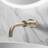 Eastbrook Meriden Wall Mounted Curved Spout Basin Mixer Tap Brass