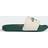 adidas Adilette Shower Slides - Wonder White/Collegiate Green