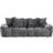 home24 Bigsofa Anthrazit Sofa 3-Sitzer, 3,5-Sitzer, 5-Sitzer