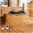Home Source Corona Solid Pine Ottoman Bedding Box Chest