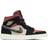 Nike Air Jordan 1 Mid Basketball Shoe - Beige/Black